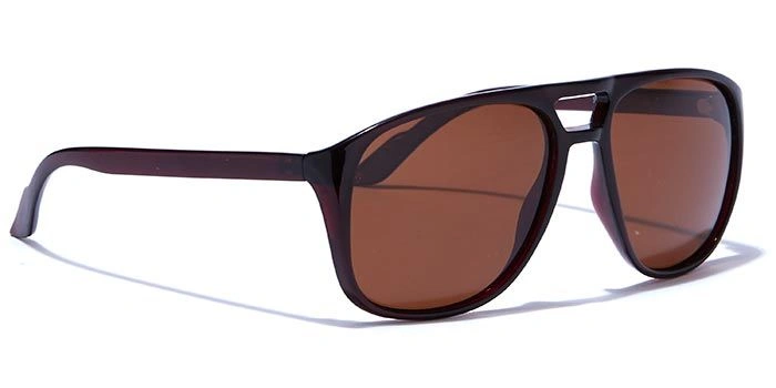 ELITE by Coolwinks S15C5493 Brown Polarized Retro Square Sunglasses for Men and Women-BROWN-2