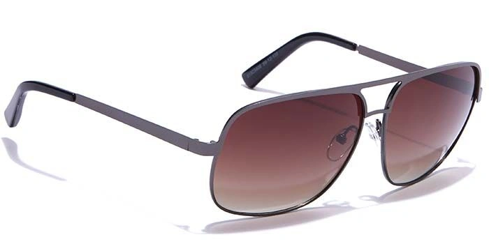 ELITE by Coolwinks S15C5406 Brown Polarized Wraparound Sunglasses for Men and Women-BROWN-2