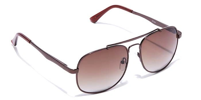 Elite by Coolwinks S15B6459 Brown Tinted Retro Square Sunglasses for Men and Women-BROWN-2