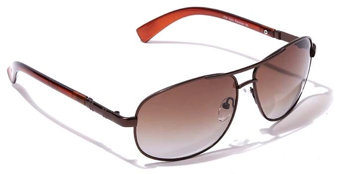 Elite by Coolwinks S15C6509 Brown Tinted Retro Square Sunglasses for Men and Women-BROWN-2