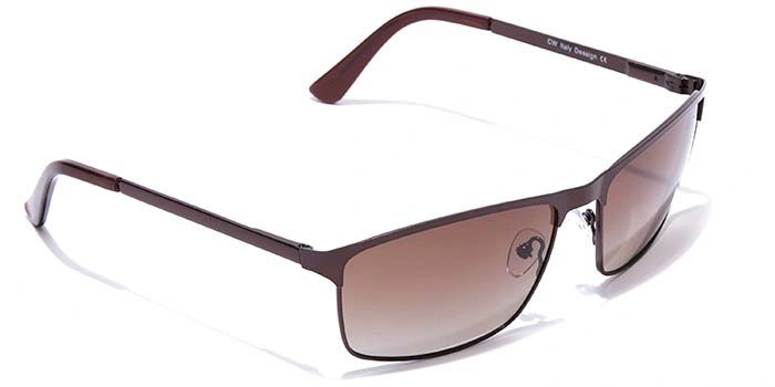 Elite by Coolwinks S15A6445 Brown Tinted Wraparound Sunglasses for Men and Women-BROWN-2