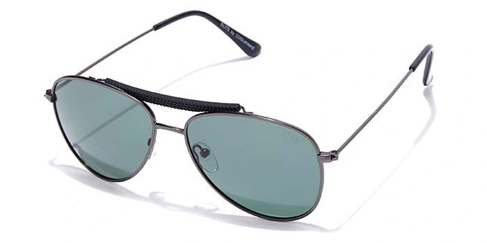 Elite by Coolwinks S35A6486 Green Polarized Pilot Sunglasses for Men and Women-GREEN-1