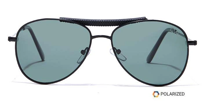 Elite by Coolwinks S35B6486 Green Polarized Pilot Sunglasses for Men and Women-