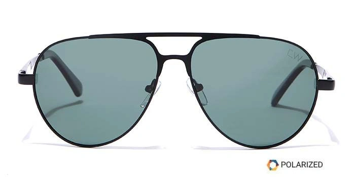 Elite by Coolwinks S35B6490 Green Polarized Pilot Sunglasses for Men and Women-