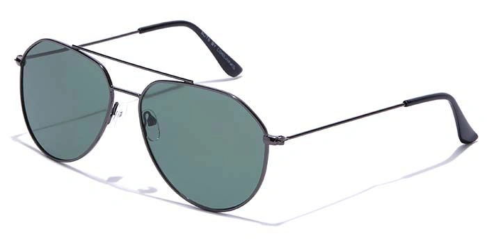 ELITE by Coolwinks S35C5573 Green Polarized Pilot Sunglasses for Men and Women-GREEN-1