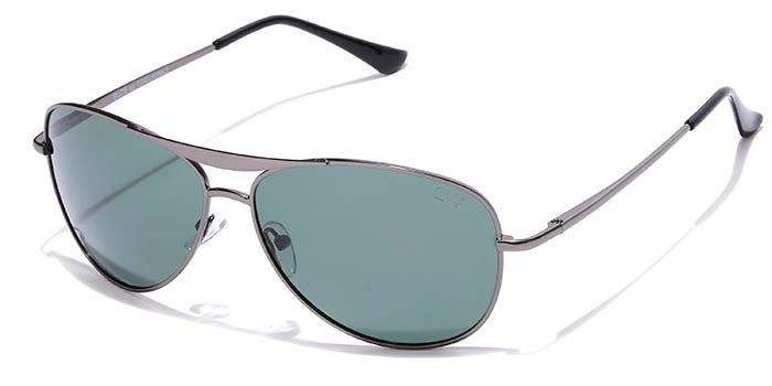 Elite by Coolwinks S35C6496 Green Polarized Pilot Sunglasses for Men and Women-GREEN-1