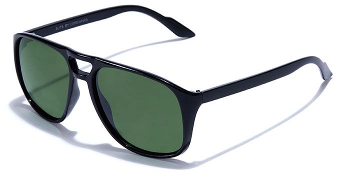 ELITE by Coolwinks S35A5494 Green Polarized Retro Square Sunglasses for Men and Women-GREEN-1