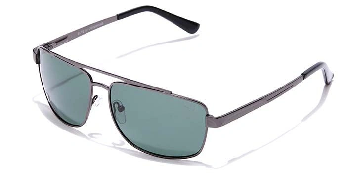 Elite by Coolwinks S35A6475 Green Polarized Retro Square Sunglasses for Men and Women-GREEN-1