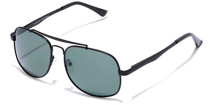 Elite by Coolwinks S35A6494 Green Polarized Retro Square Sunglasses for Men and Women-GREEN-1