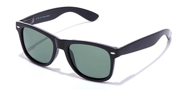 ELITE by Coolwinks S35B5470 Green Polarized Retro Square Sunglasses for Men and Women-GREEN-1