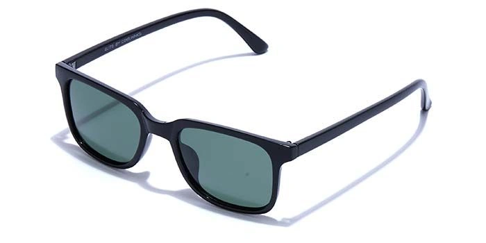 ELITE by Coolwinks S35B5559 Green Polarized Retro Square Sunglasses for Men and Women-GREEN-1