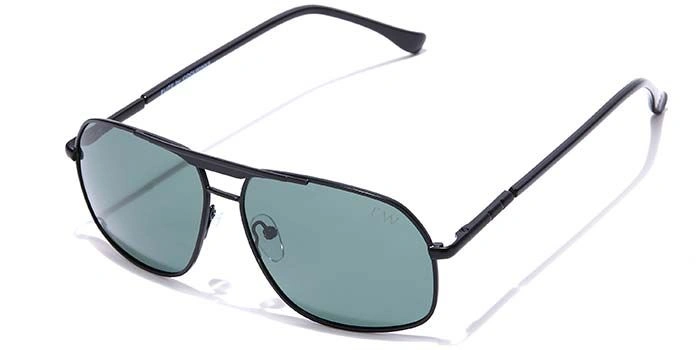 Elite by Coolwinks S35B6435 Green Polarized Retro Square Sunglasses for Men and Women-GREEN-1