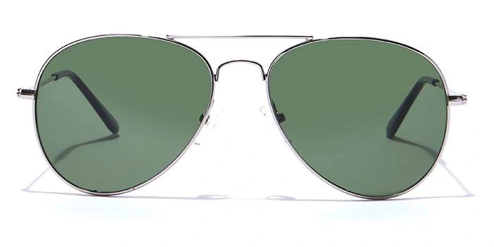 ELITE by Coolwinks S15A5297 Green Tinted Pilot Sunglasses for Men and Women-