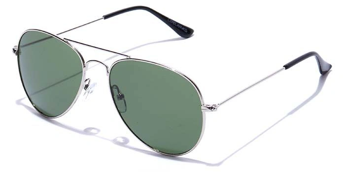 ELITE by Coolwinks S15A5297 Green Tinted Pilot Sunglasses for Men and Women-GREEN-1