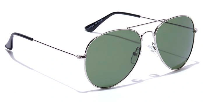 ELITE by Coolwinks S15A5297 Green Tinted Pilot Sunglasses for Men and Women-GREEN-2