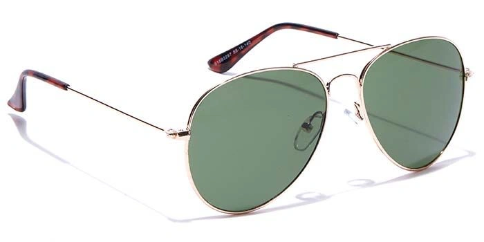 ELITE by Coolwinks S15B5297 Green Tinted Pilot Sunglasses for Men and Women-GREEN-2