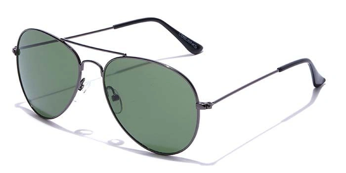 ELITE by Coolwinks S15C5297 Green Tinted Pilot Sunglasses for Men and Women-GREEN-1