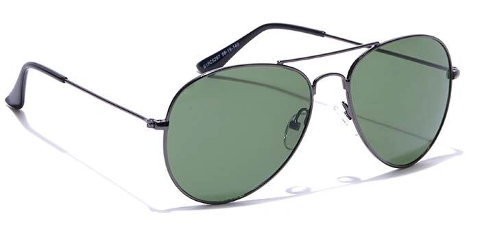 ELITE by Coolwinks S15C5297 Green Tinted Pilot Sunglasses for Men and Women-GREEN-2