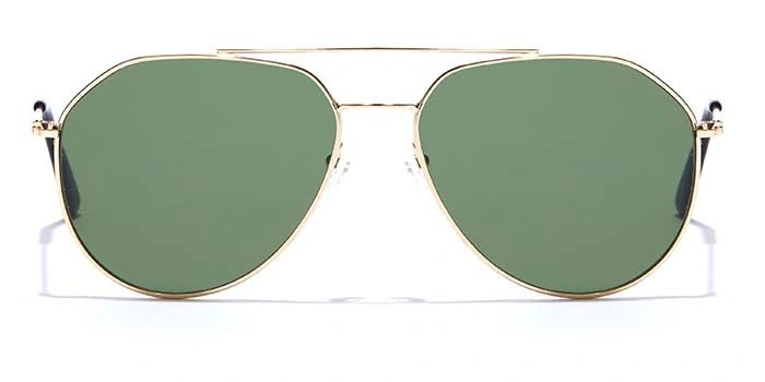 ELITE by Coolwinks S35A5367 Green Tinted Pilot Sunglasses for Men and Women-