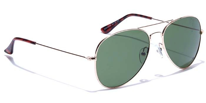 ELITE by Coolwinks S35A5388 Green Tinted Pilot Sunglasses for Men and Women-GREEN-2