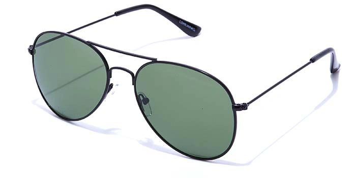 ELITE by Coolwinks S35A5397 Green Tinted Pilot Sunglasses for Men and Women-GREEN-1