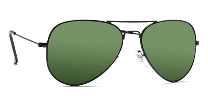 ELITE by Coolwinks S35A6298 Green Tinted Pilot Sunglasses for Men and Women-GREEN-2