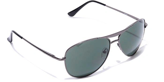 Elite by Coolwinks S35A6443 Green Tinted Pilot Sunglasses for Men and Women-GREEN-2