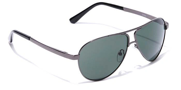 Elite by Coolwinks S35A6458 Green Tinted Pilot Sunglasses for Men and Women-GREEN-2