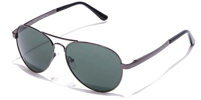 Elite by Coolwinks S35A6505 Green Tinted Pilot Sunglasses for Men and Women-GREEN-1