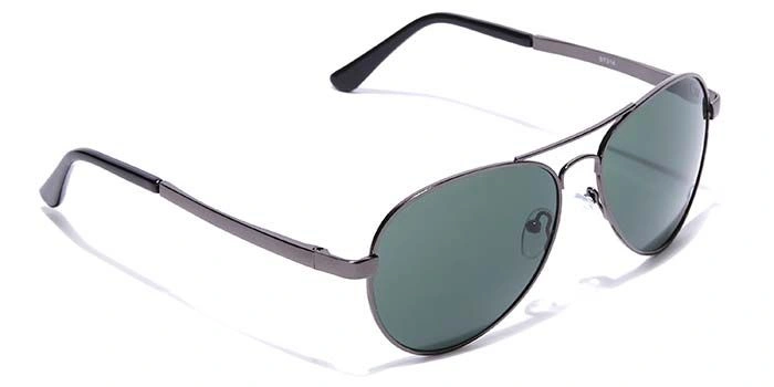 Elite by Coolwinks S35A6505 Green Tinted Pilot Sunglasses for Men and Women-GREEN-2