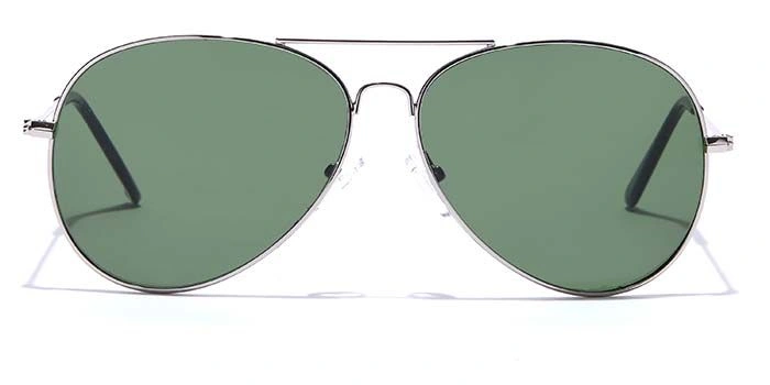 ELITE by Coolwinks S35B5352 Green Tinted Pilot Sunglasses for Men and Women-