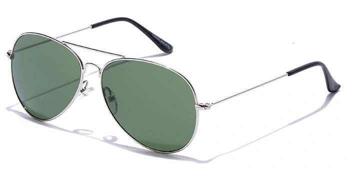 ELITE by Coolwinks S35B5352 Green Tinted Pilot Sunglasses for Men and Women-GREEN-1