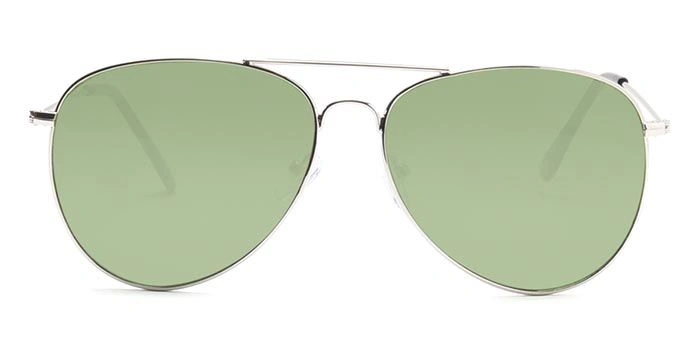 ELITE by Coolwinks S35B5355 Green Tinted Pilot Sunglasses for Men and Women-