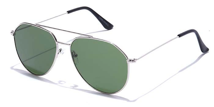 ELITE by Coolwinks S35B5367 Green Tinted Pilot Sunglasses for Men and Women-GREEN-1