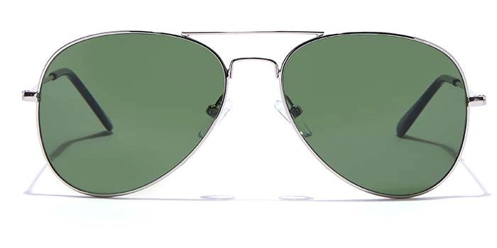 ELITE by Coolwinks S35B5388 Green Tinted Pilot Sunglasses for Men and Women-