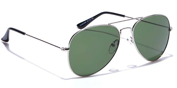 ELITE by Coolwinks S35B5388 Green Tinted Pilot Sunglasses for Men and Women-GREEN-2