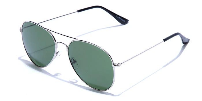 ELITE by Coolwinks S35B5397 Green Tinted Pilot Sunglasses for Men and Women-GREEN-1