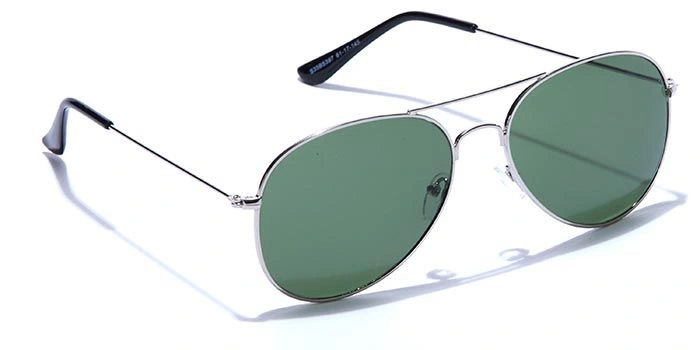 ELITE by Coolwinks S35B5397 Green Tinted Pilot Sunglasses for Men and Women-GREEN-2