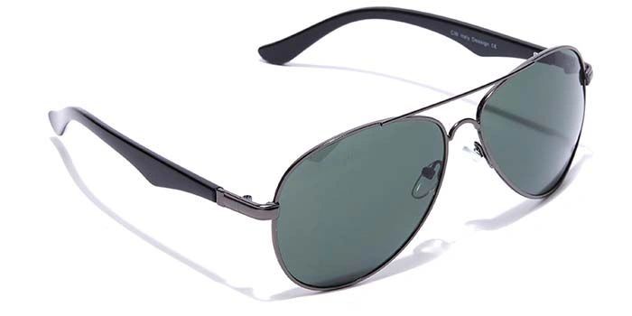 Elite by Coolwinks S35B6461 Green Tinted Pilot Sunglasses for Men and Women-GREEN-2