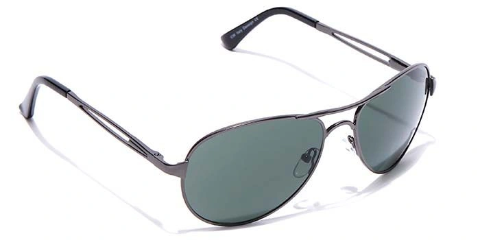 Elite by Coolwinks S35B6500 Green Tinted Pilot Sunglasses for Men and Women-GREEN-2