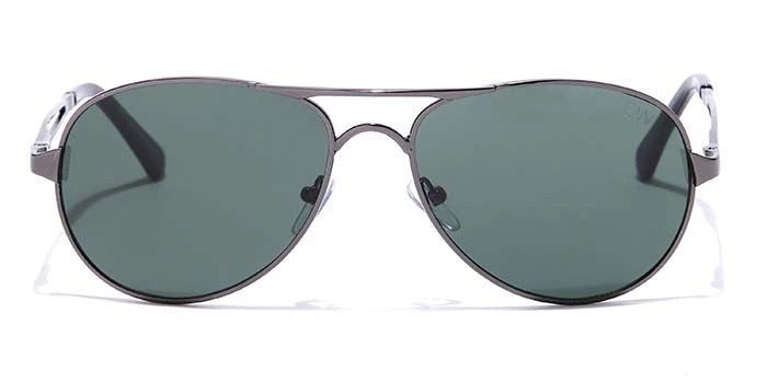 Elite by Coolwinks S35B6501 Green Tinted Pilot Sunglasses for Men and Women-