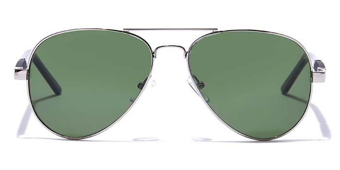 ELITE by Coolwinks S35B6522 Green Tinted Pilot Sunglasses for Men and Women-