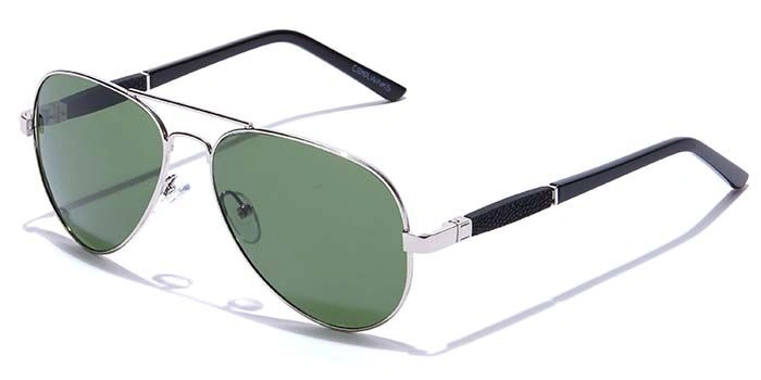 ELITE by Coolwinks S35B6522 Green Tinted Pilot Sunglasses for Men and Women-GREEN-1