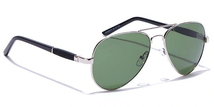 ELITE by Coolwinks S35B6522 Green Tinted Pilot Sunglasses for Men and Women-GREEN-2