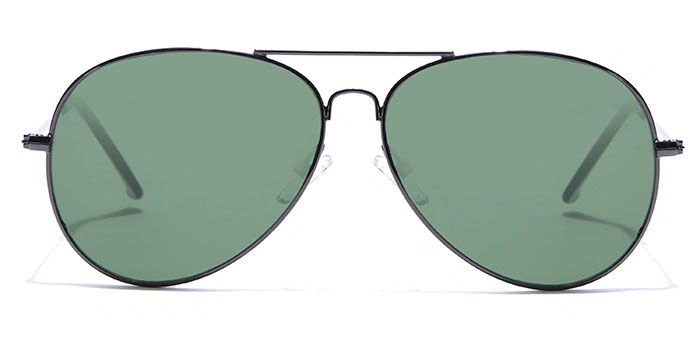 ELITE by Coolwinks S35C5352 Green Tinted Pilot Sunglasses for Men and Women-