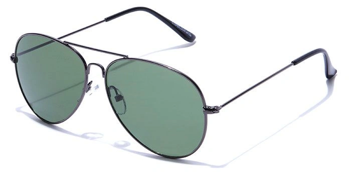 ELITE by Coolwinks S35C5352 Green Tinted Pilot Sunglasses for Men and Women-GREEN-1