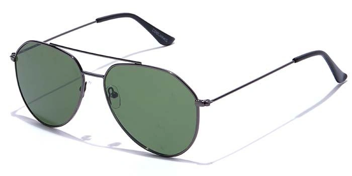 ELITE by Coolwinks S35C5367 Green Tinted Pilot Sunglasses for Men and Women-GREEN-1