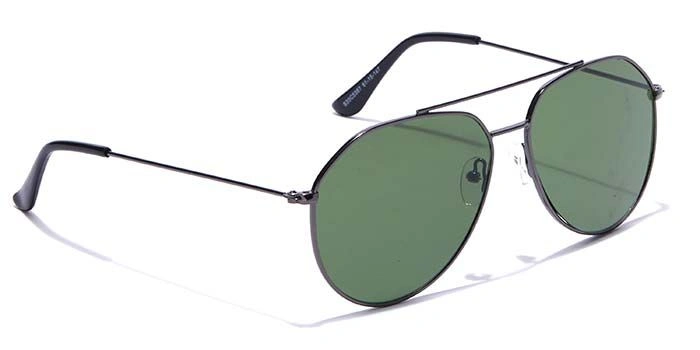 ELITE by Coolwinks S35C5367 Green Tinted Pilot Sunglasses for Men and Women-GREEN-2