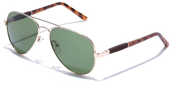 ELITE by Coolwinks S35C5376 Green Tinted Pilot Sunglasses for Men and Women-GREEN-1