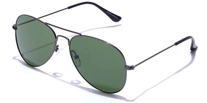 ELITE by Coolwinks S35C5388 Green Tinted Pilot Sunglasses for Men and Women-GREEN-1